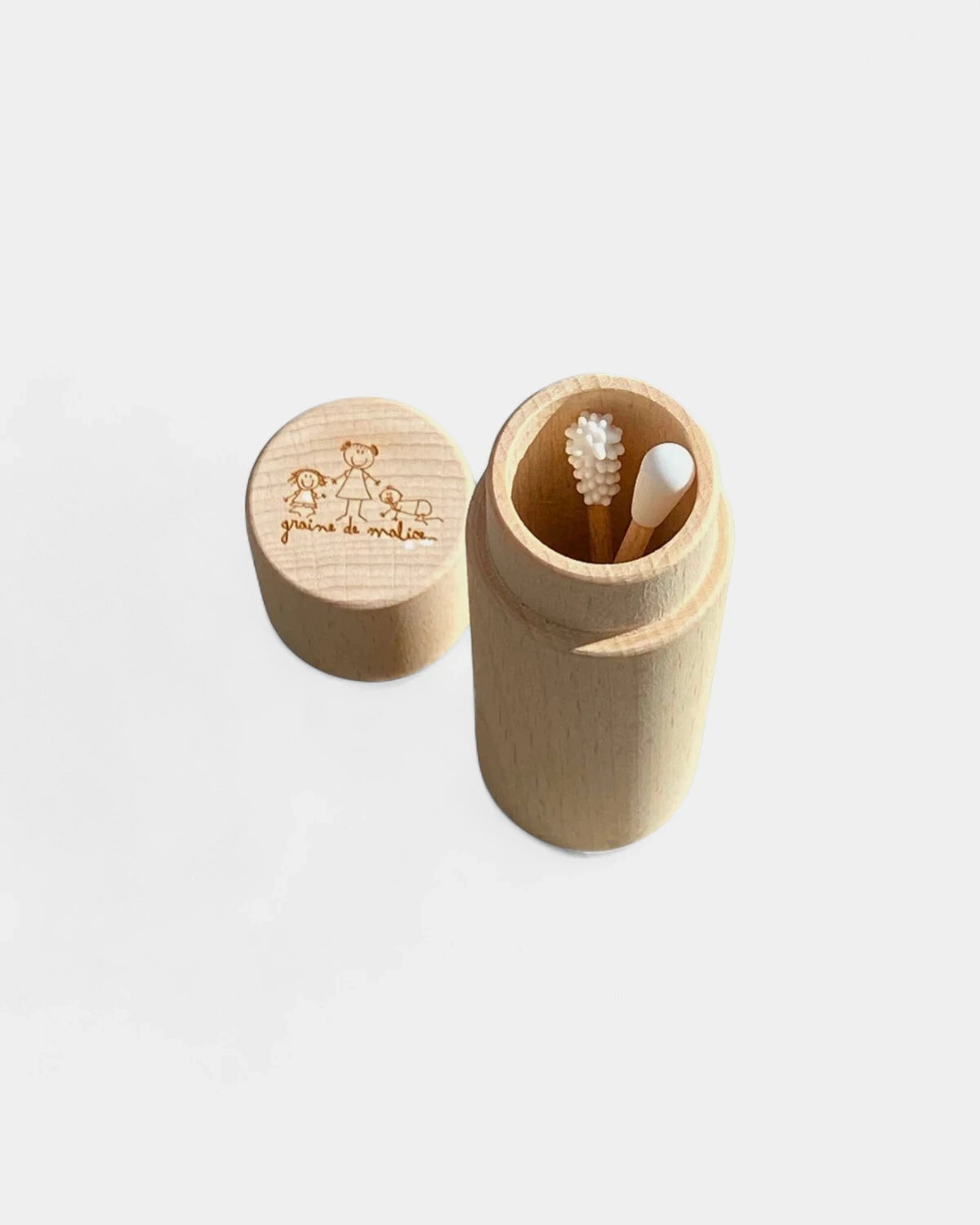 Duo di cotton fioc e applicatore per il trucco riutilizzabili da personalizzare - 2