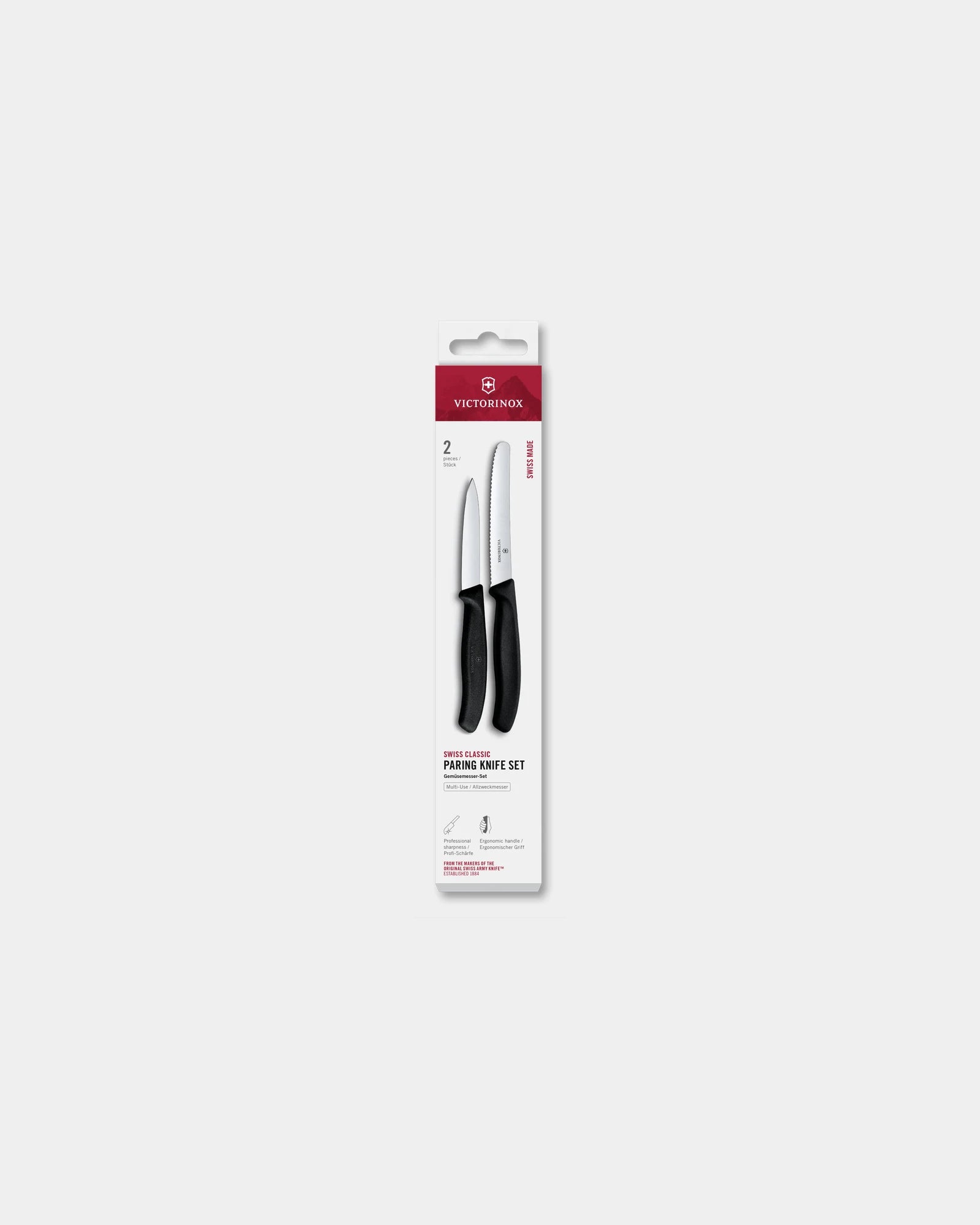 Set 2 coltelli Victorinox Swiss Classic da personalizzare - Nero