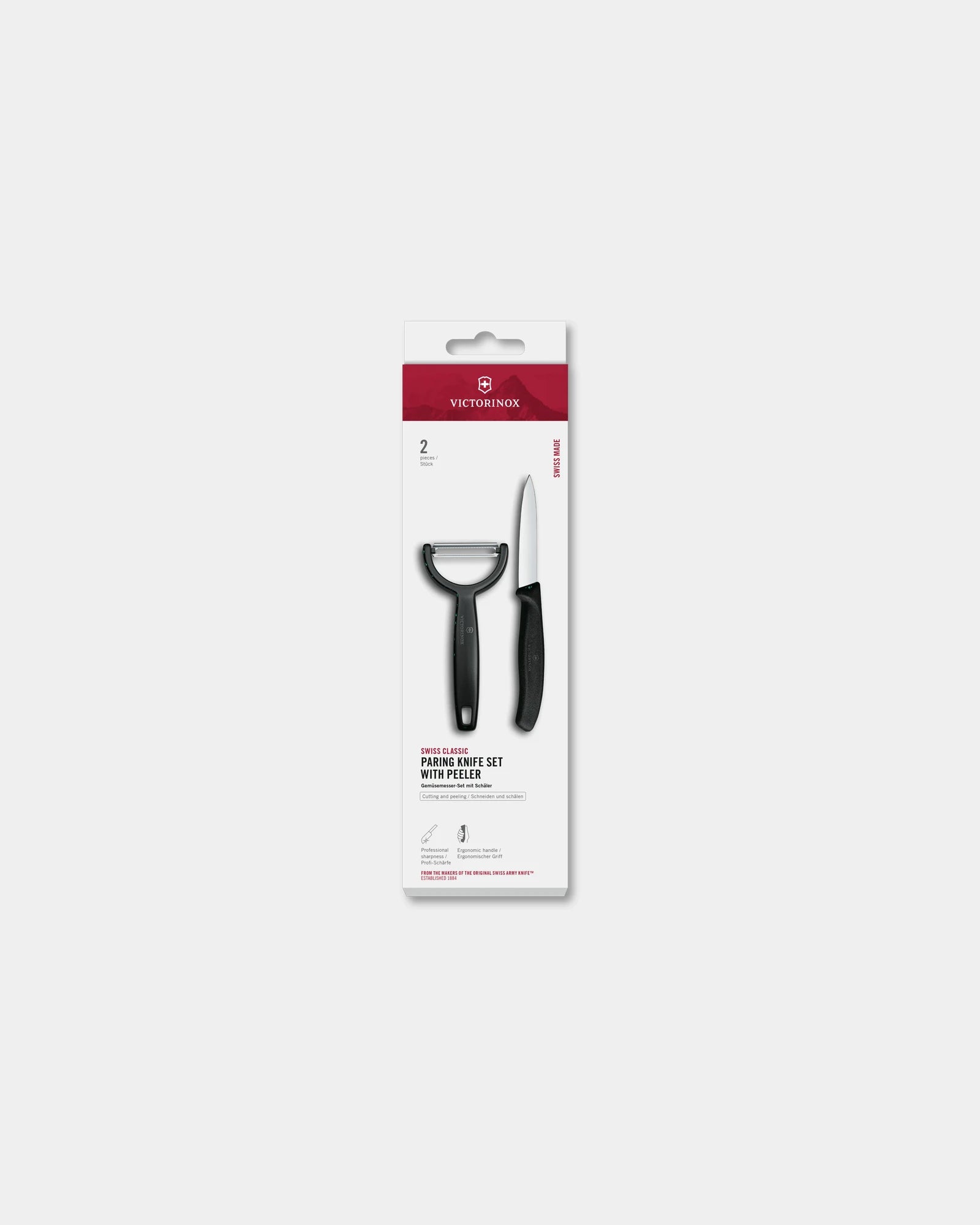 Set coltelli Swiss Classic 2 pezzi da personalizzare - Nero