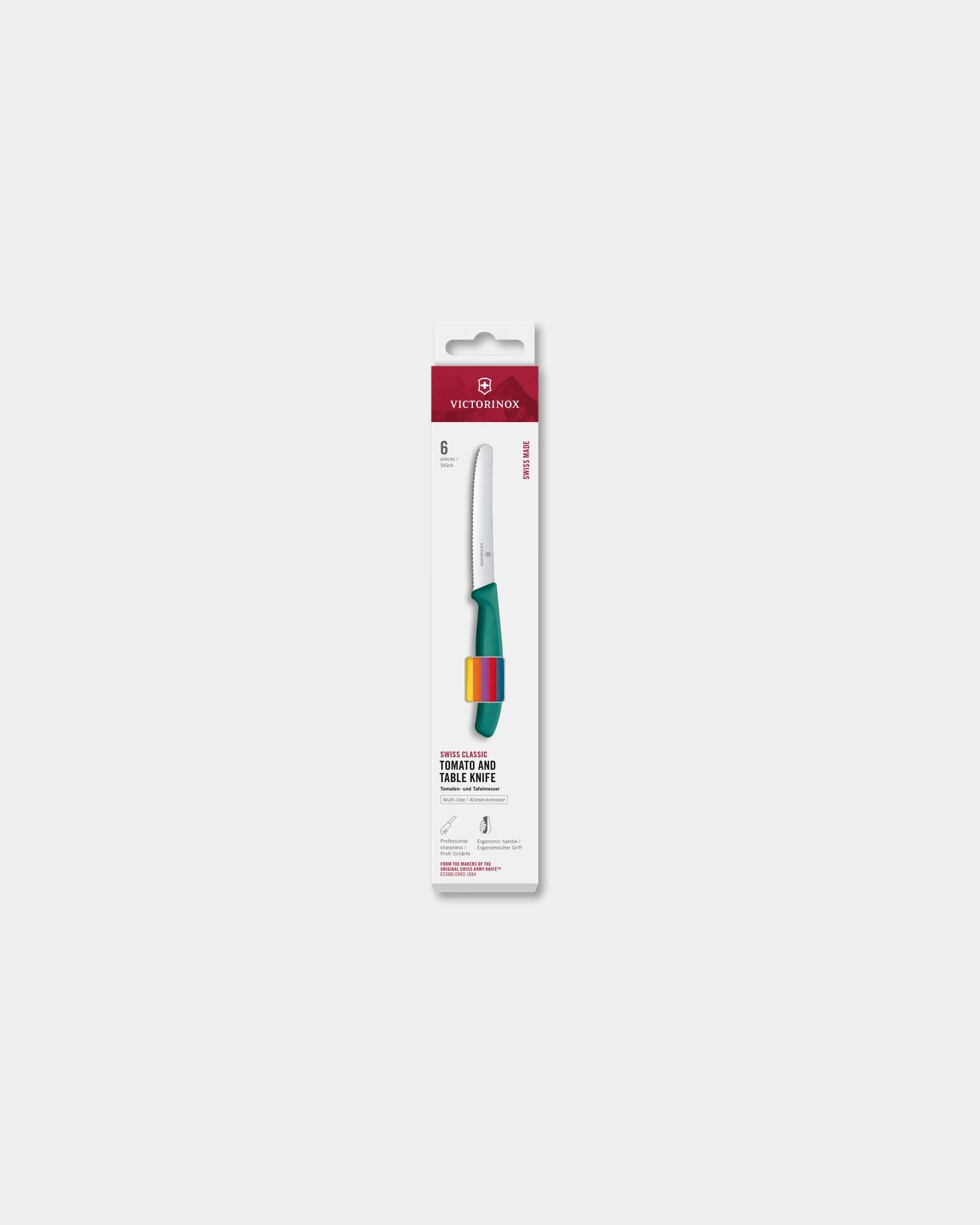 Set coltelli da tavola Swiss Classic 6pz da personalizzare - Multicolore