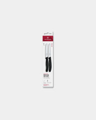Set coltelli seghettati Swiss Classic da personalizzare - Nero