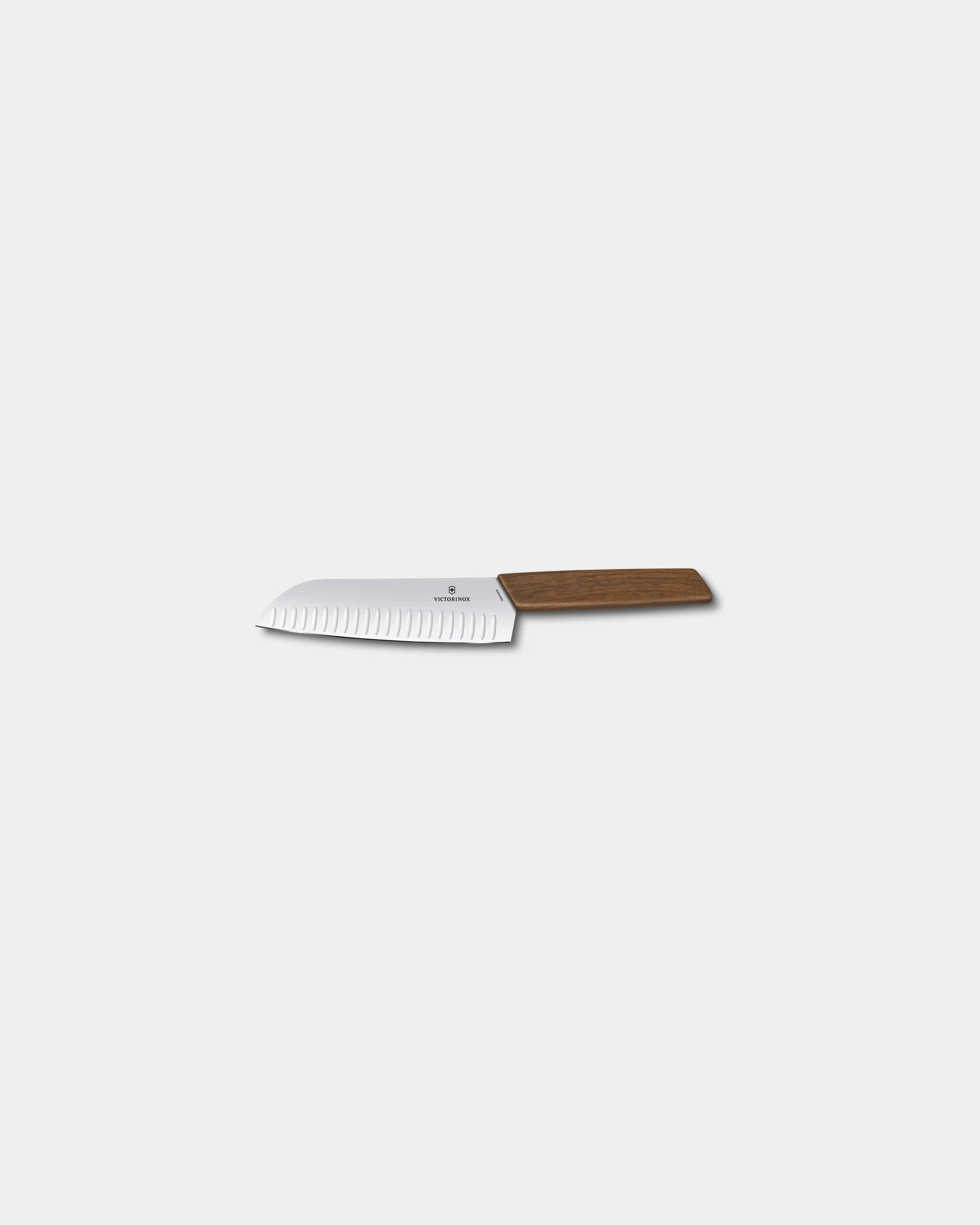 Coltello Santoku Swiss Modern 17 cm da personalizzare - Legno di noce