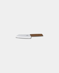 Coltello Santoku Swiss Modern 17 cm da personalizzare - Legno di noce