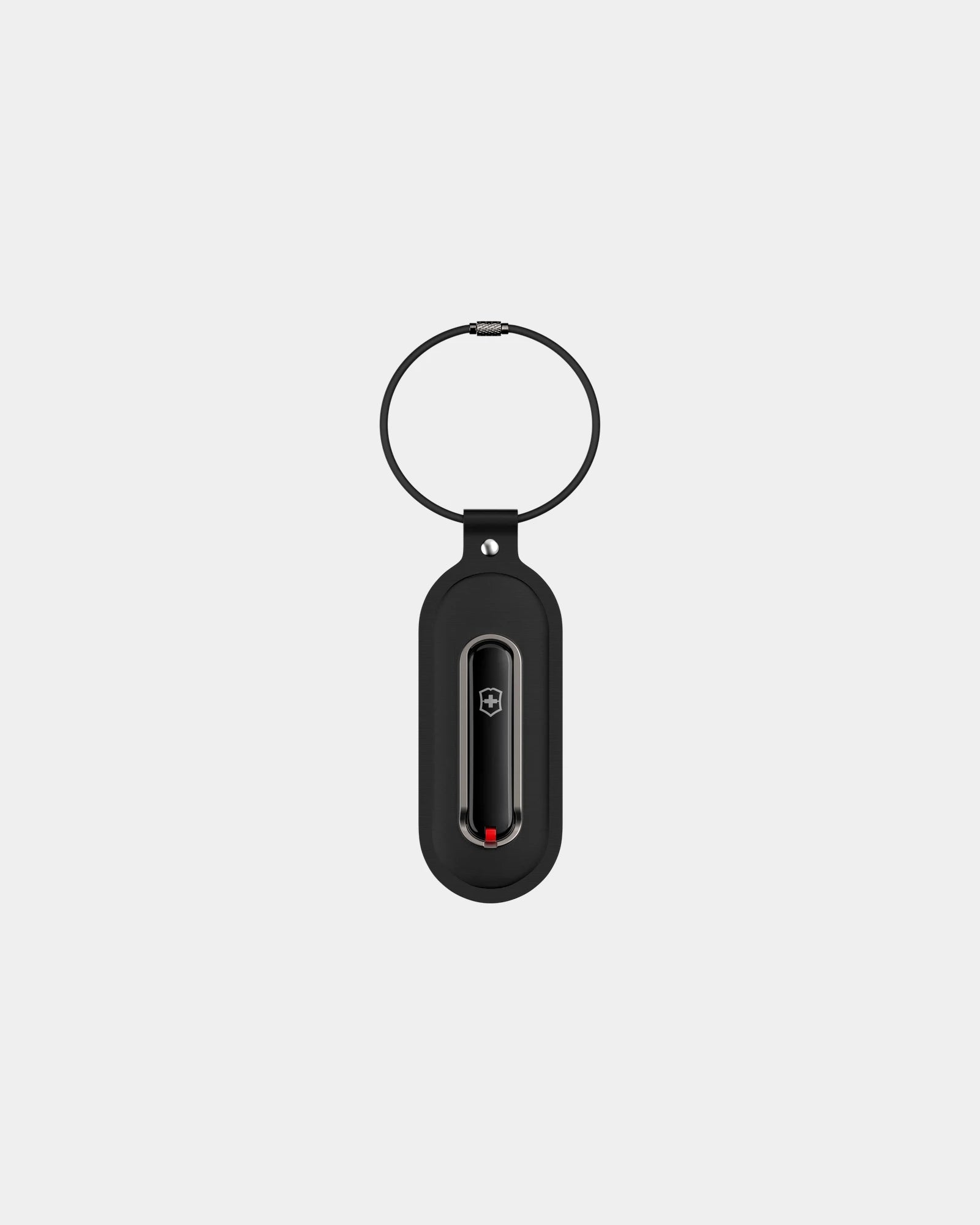 Portaindirizzi Victorinox cavo acciaio da personalizzare - Nero