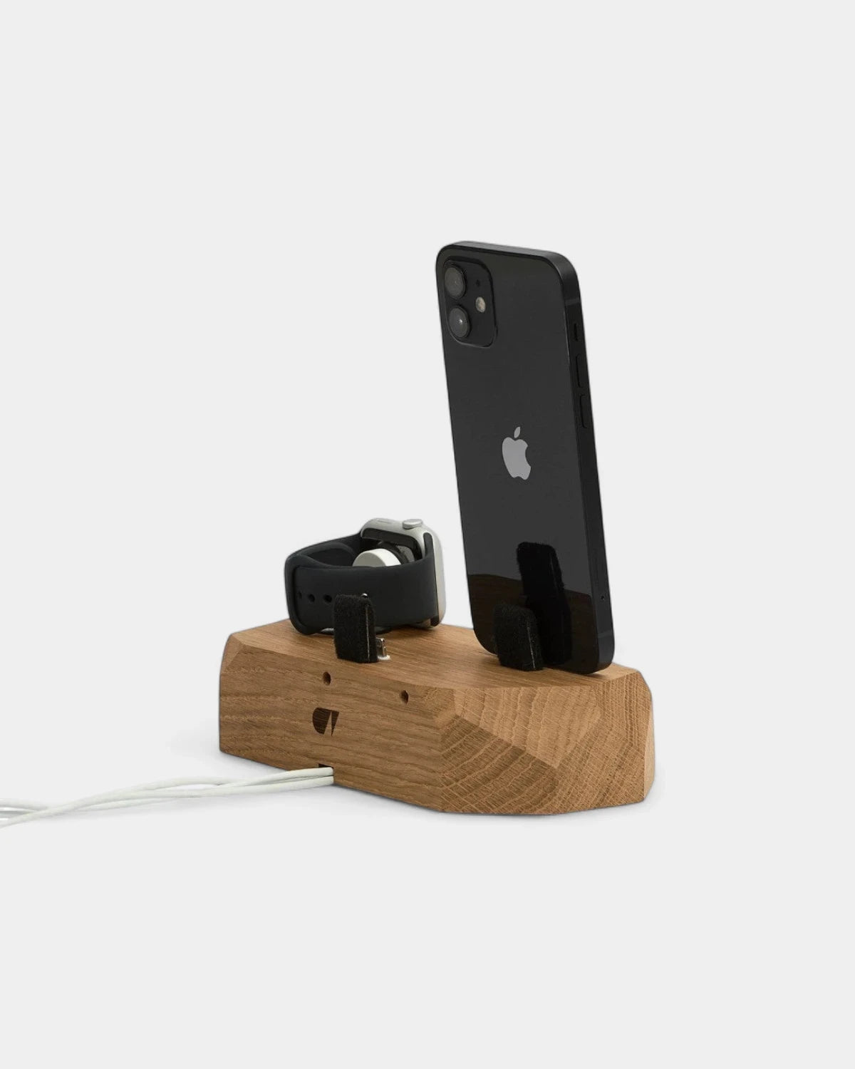 Caricabatterie a induzione in legno 3 in 1 da personalizzare - 12