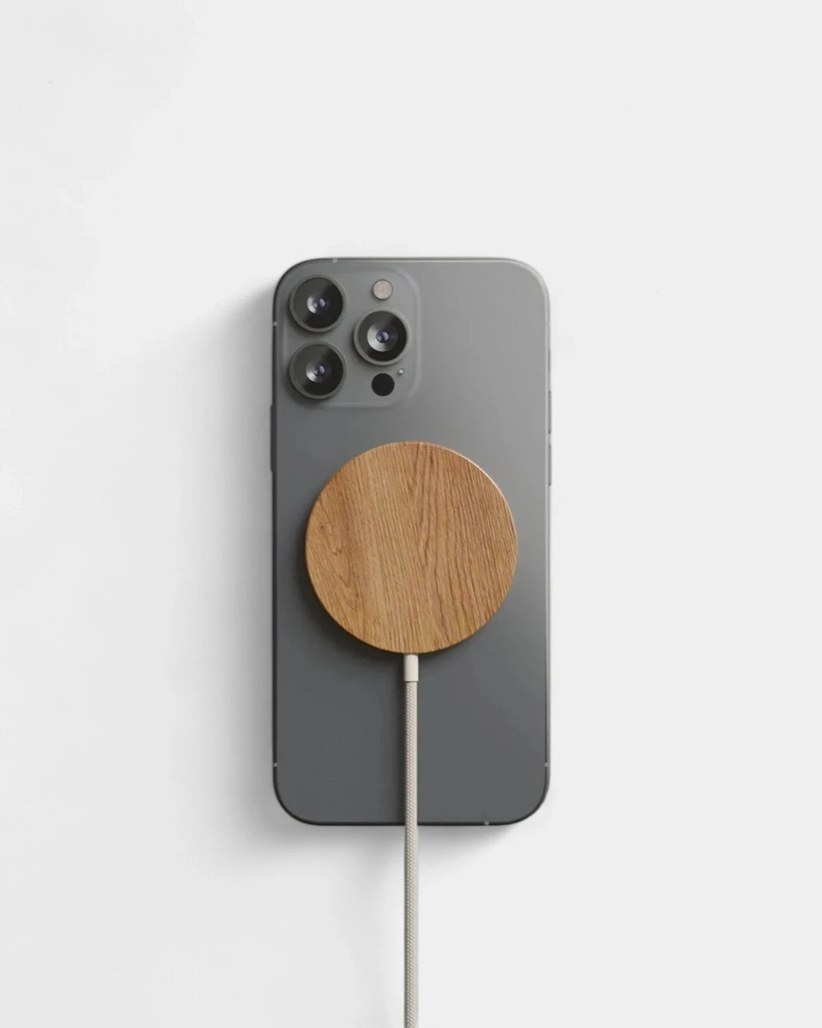Caricatore a induzione Magsafe in legno personalizzabile