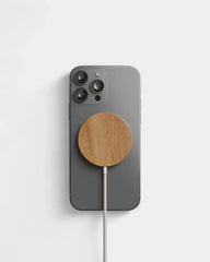 Caricatore a induzione Magsafe in legno personalizzabile