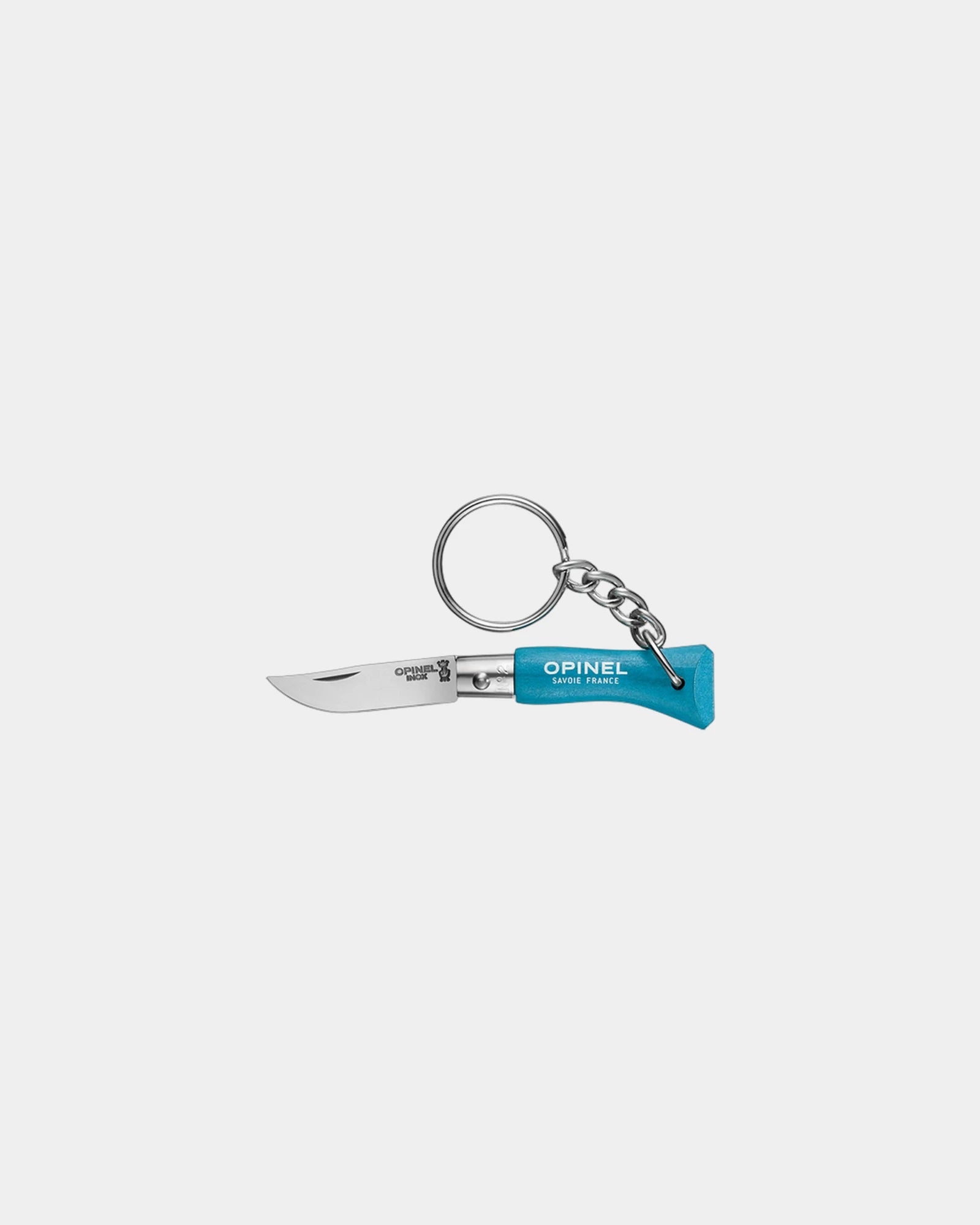 Portachiavi Opinel N°04 acciaio inox da personalizzare - Blu