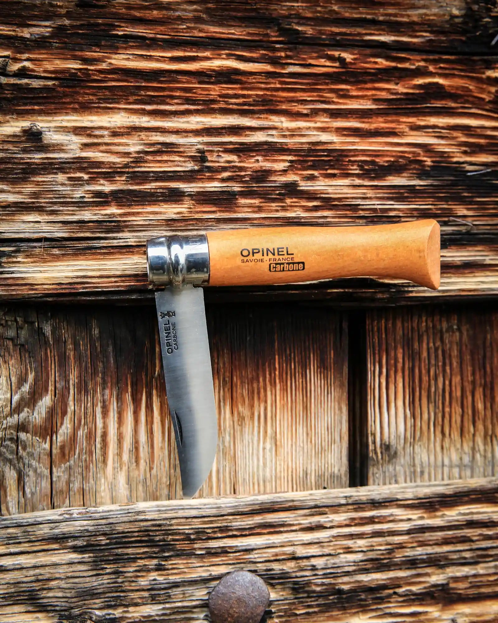 Coltello acciaio carbonio Opinel N°08 da personalizzare - 4