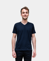 T-shirt uomo scollo a V Made in France da personalizzare