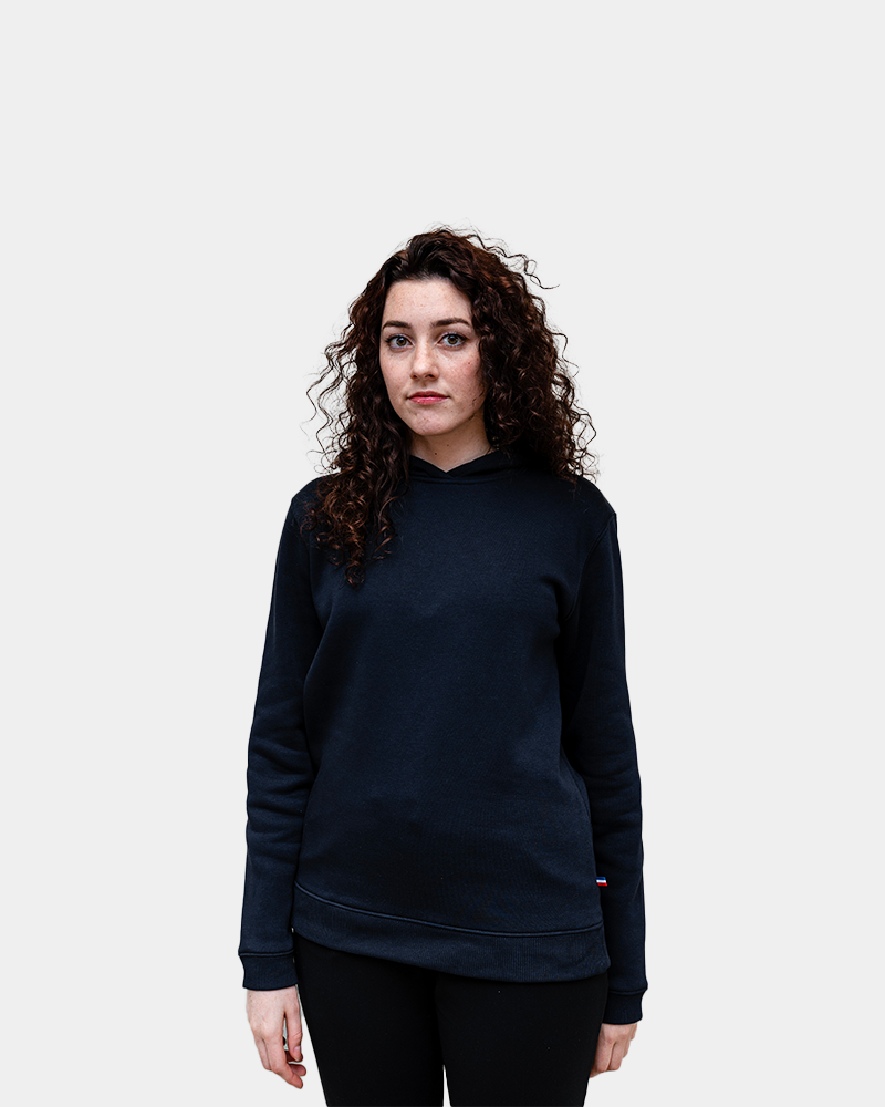 Felpa con cappuccio donna Made in France da personalizzare