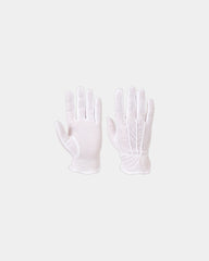Guanti in cotone con presa PVC da personalizzare - Bianco