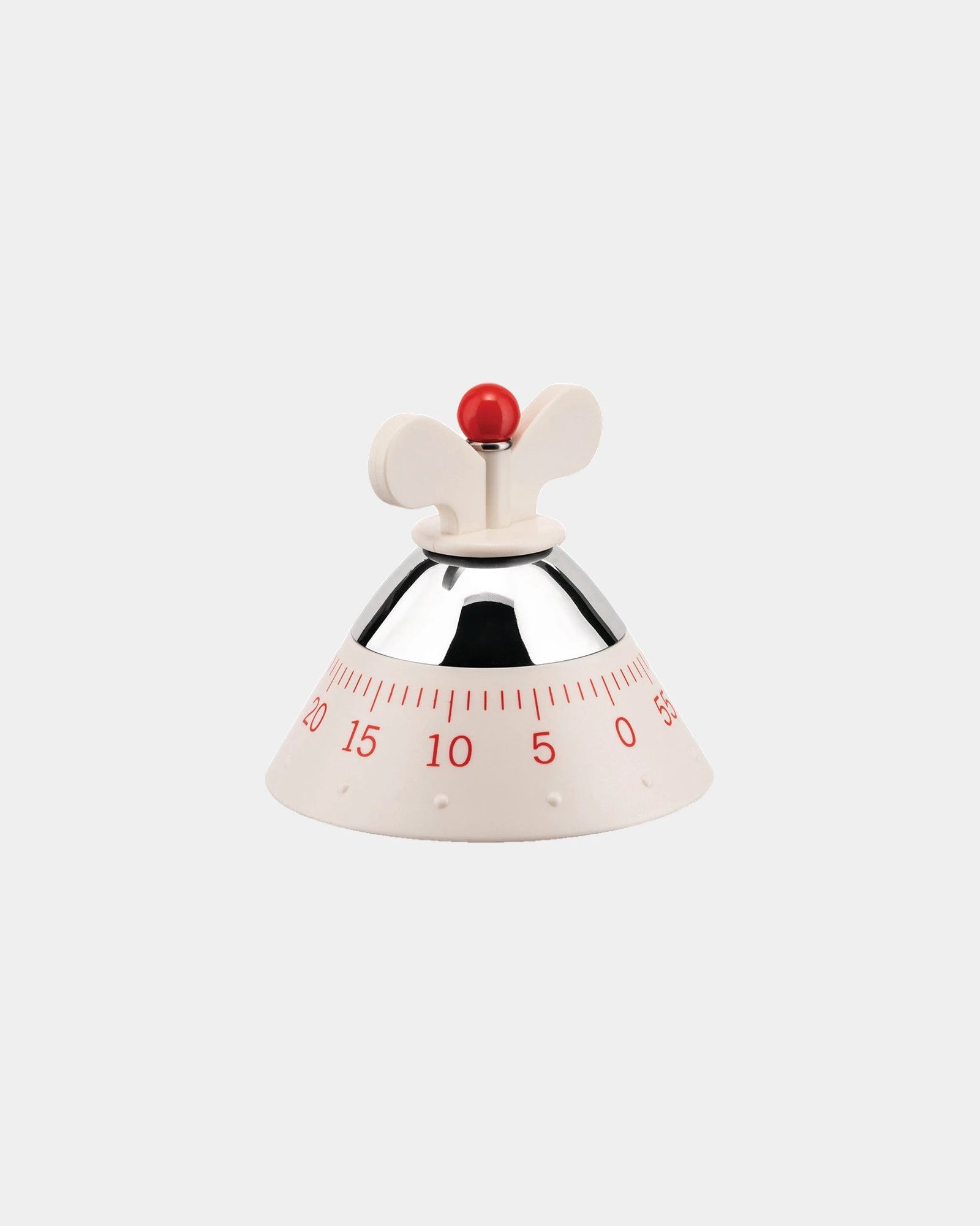 Timer da cucina Alessi resina bianco da personalizzare - Bianco
