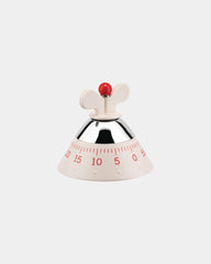 Timer da cucina Alessi resina bianco da personalizzare - Bianco
