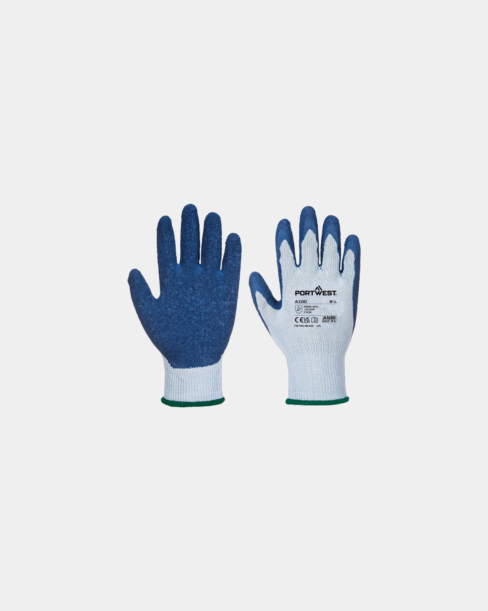 Guanti in latex resistenti antiabrasione da personalizzare - Grigio