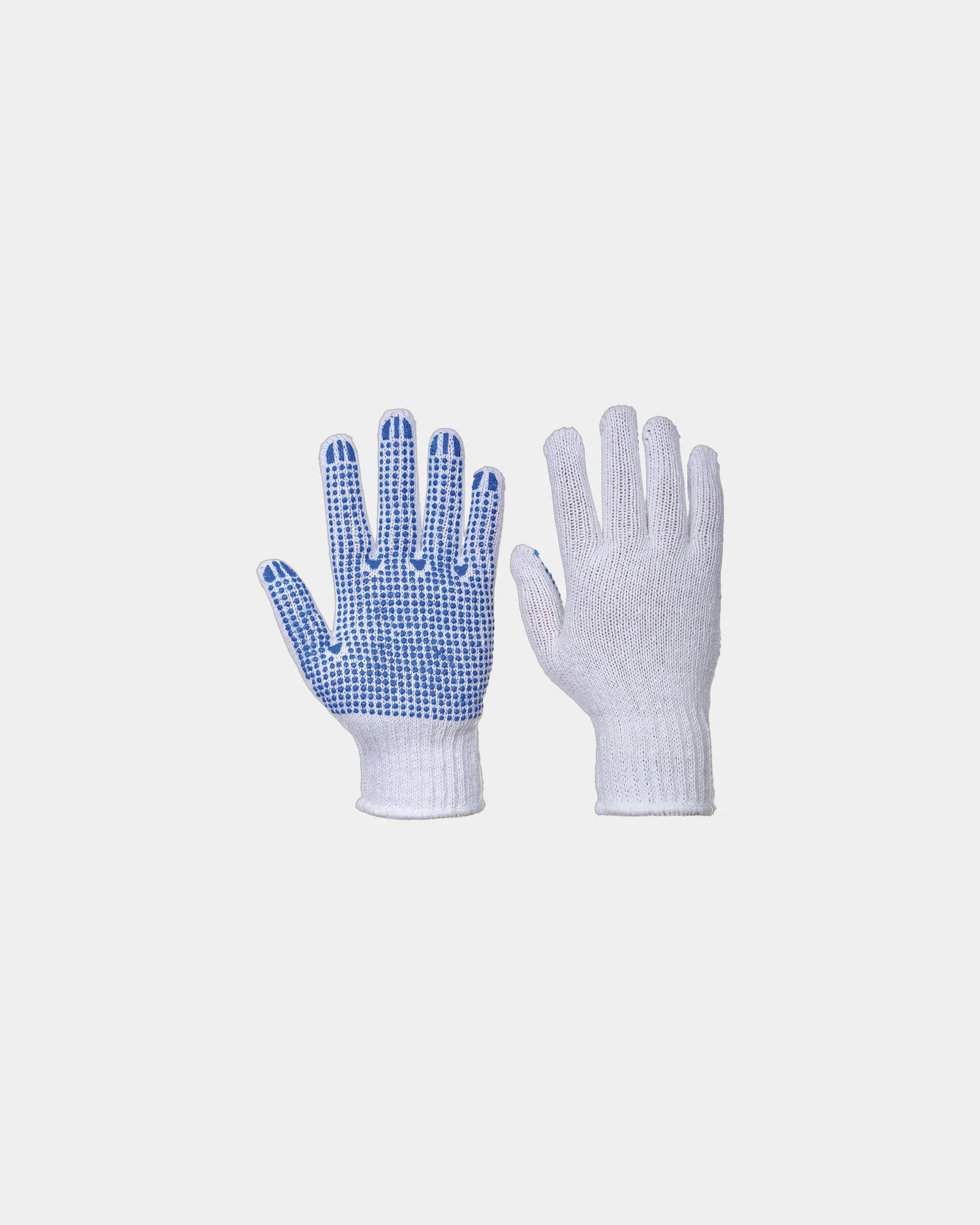 Guanto tricottato con puntini PVC da personalizzare - Bianco