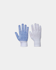 Guanto tricottato con puntini PVC da personalizzare - Bianco