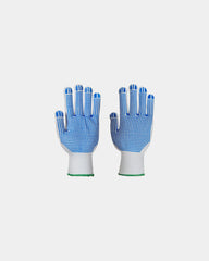 Guanti in PVC puntinati doppio lato da personalizzare - Bianco