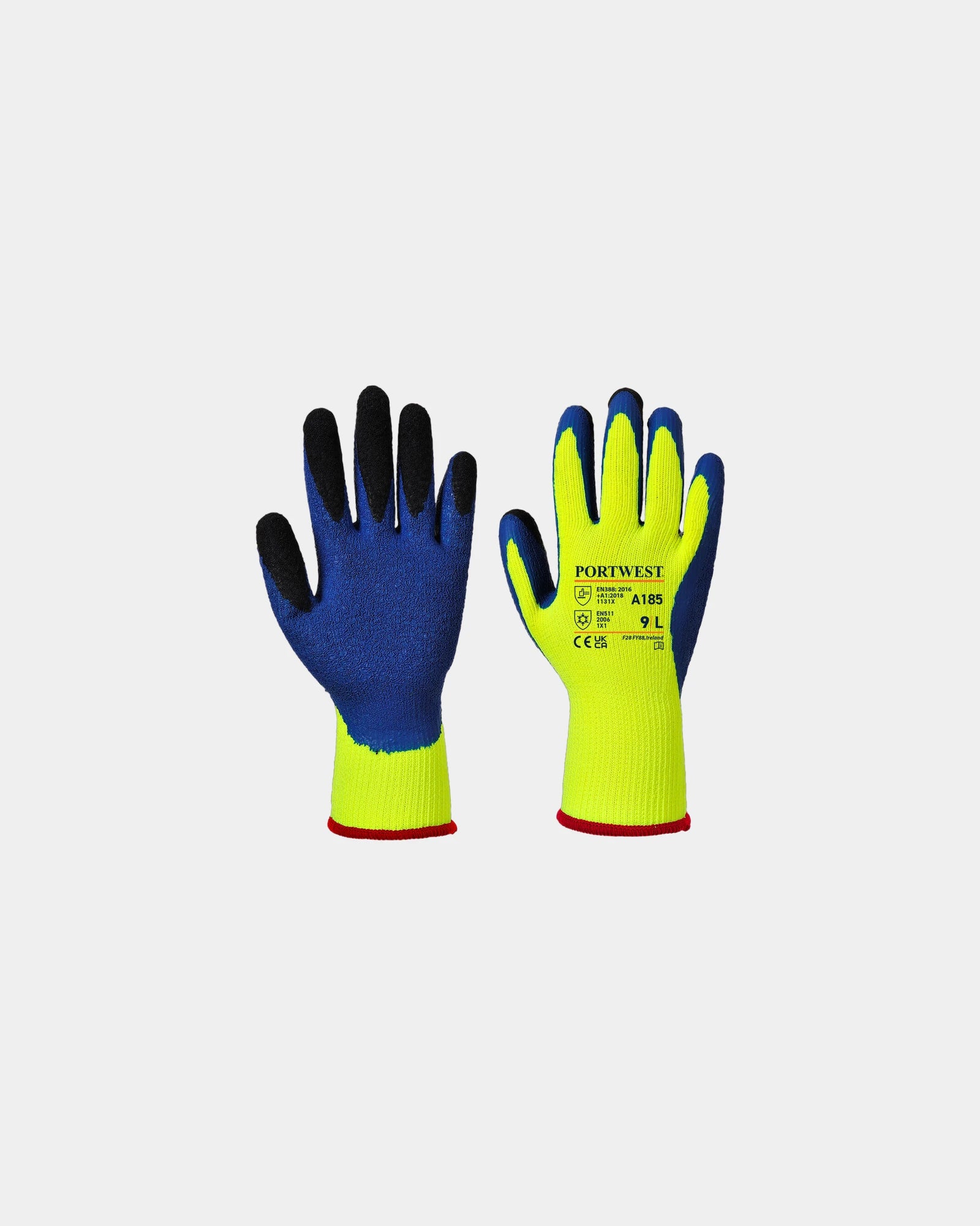 Guanti termici Duo-Therm confezione 12 pz da personalizzare - Giallo-Nero