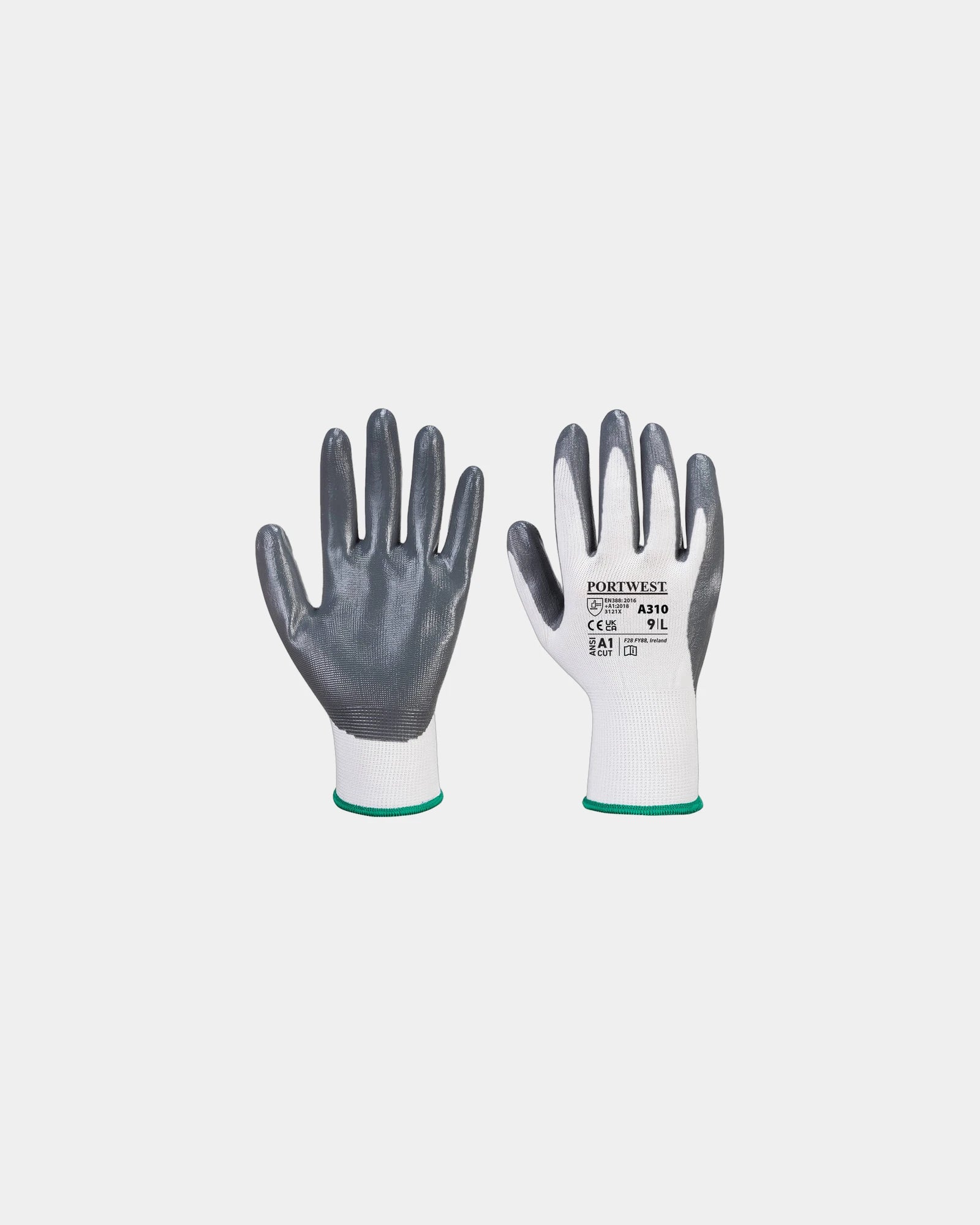 Guanti flexo presa nylon nitrile da personalizzare - Grigio