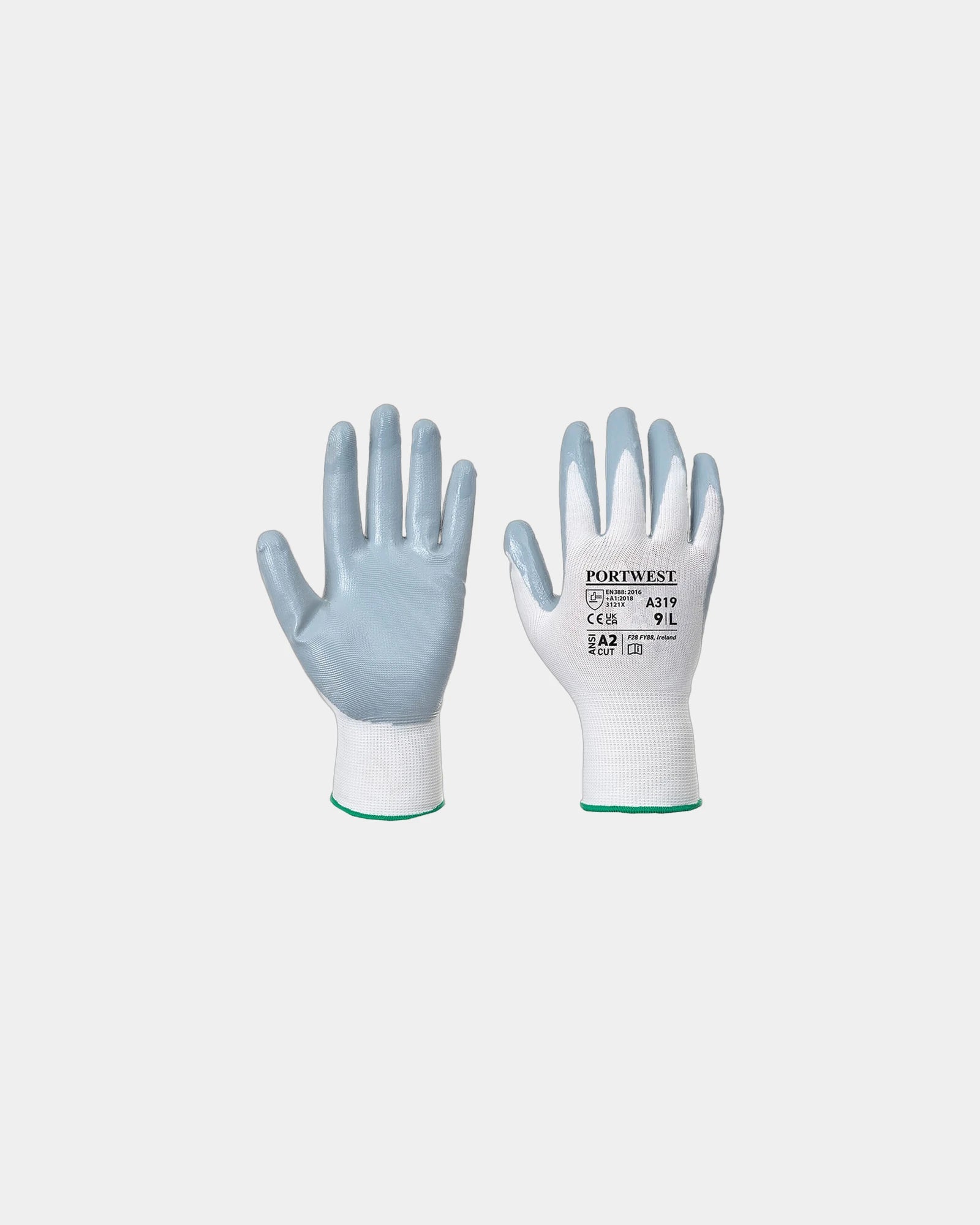 Guanti nitrile Flexo Grip pacco 12 da personalizzare - Grigio