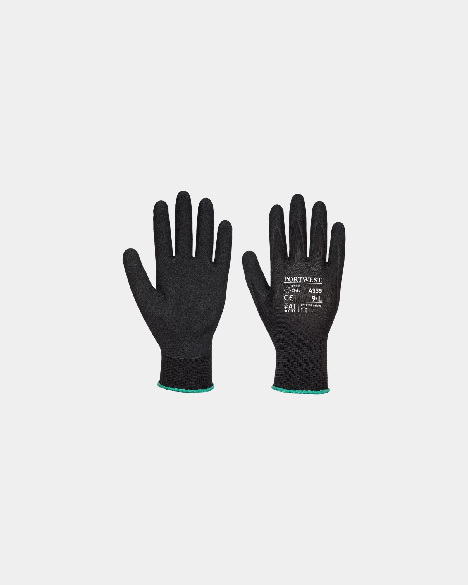 Guanti nitrile sabbiato calibro 15 da personalizzare - Kaki
