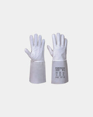 Guanti da saldatura Tig pelle di capra da personalizzare - Grigio