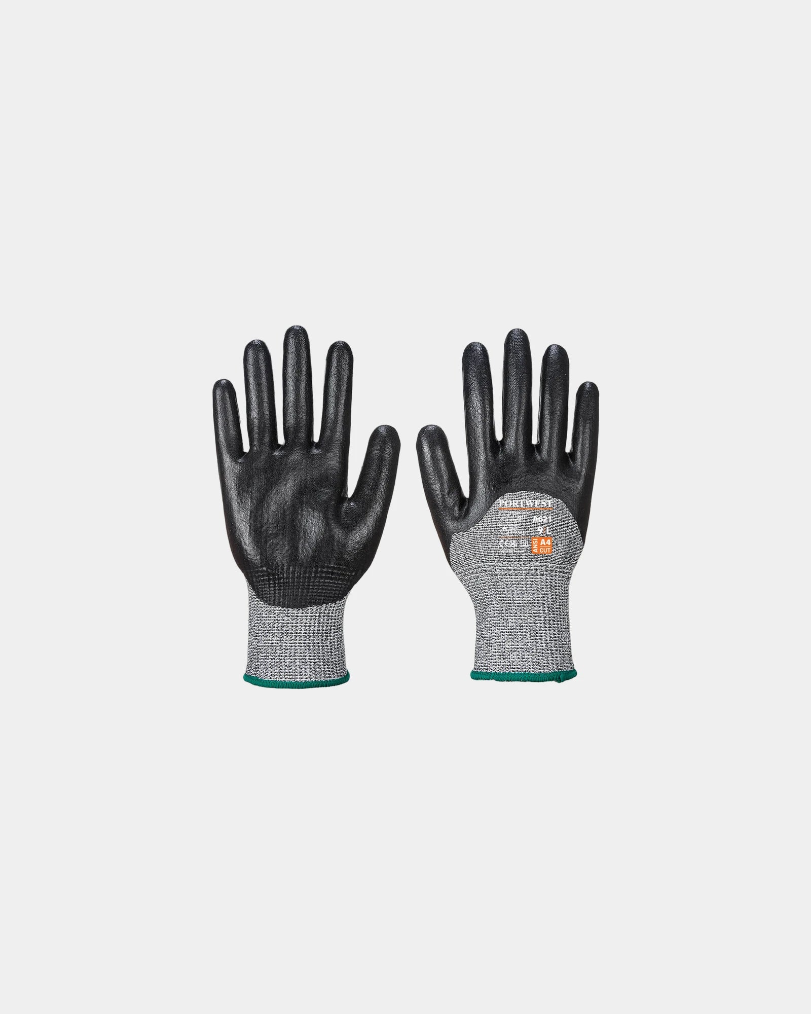 Guanti resistenti al taglio in nitrile da personalizzare - Nero-Blu Cielo