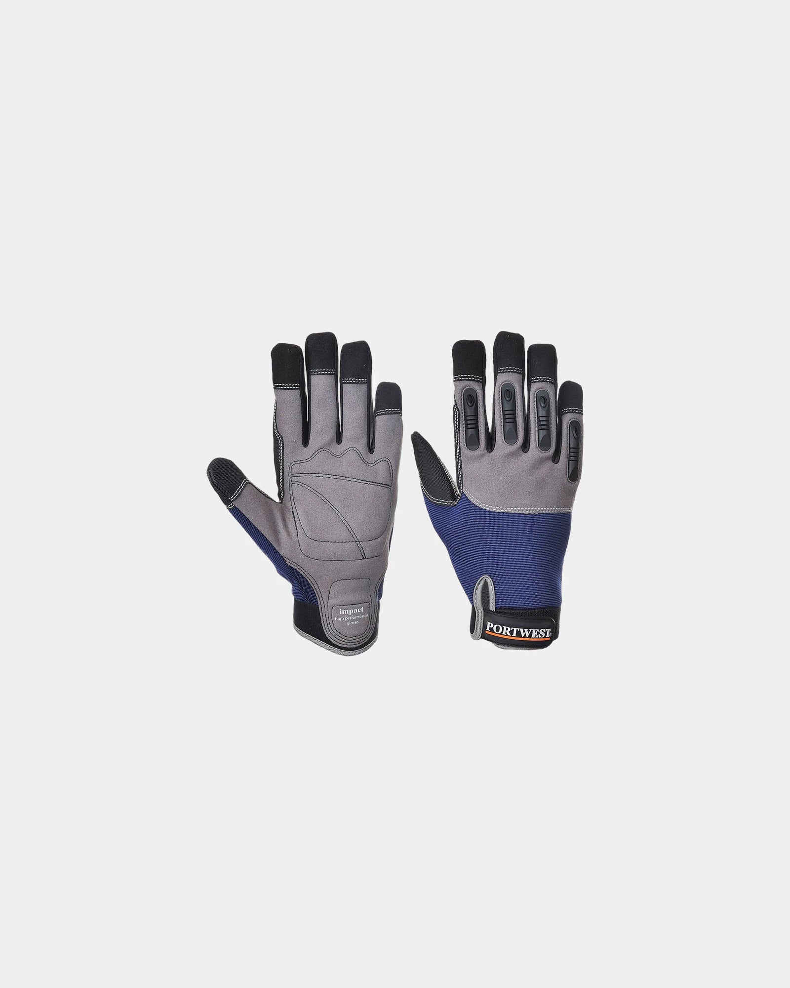 Guanti da lavoro alte prestazioni pelle da personalizzare - Blu Navy