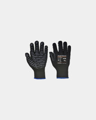 Guanti antivibrazione certificati EN 388 da personalizzare - Nero-Blu Cielo