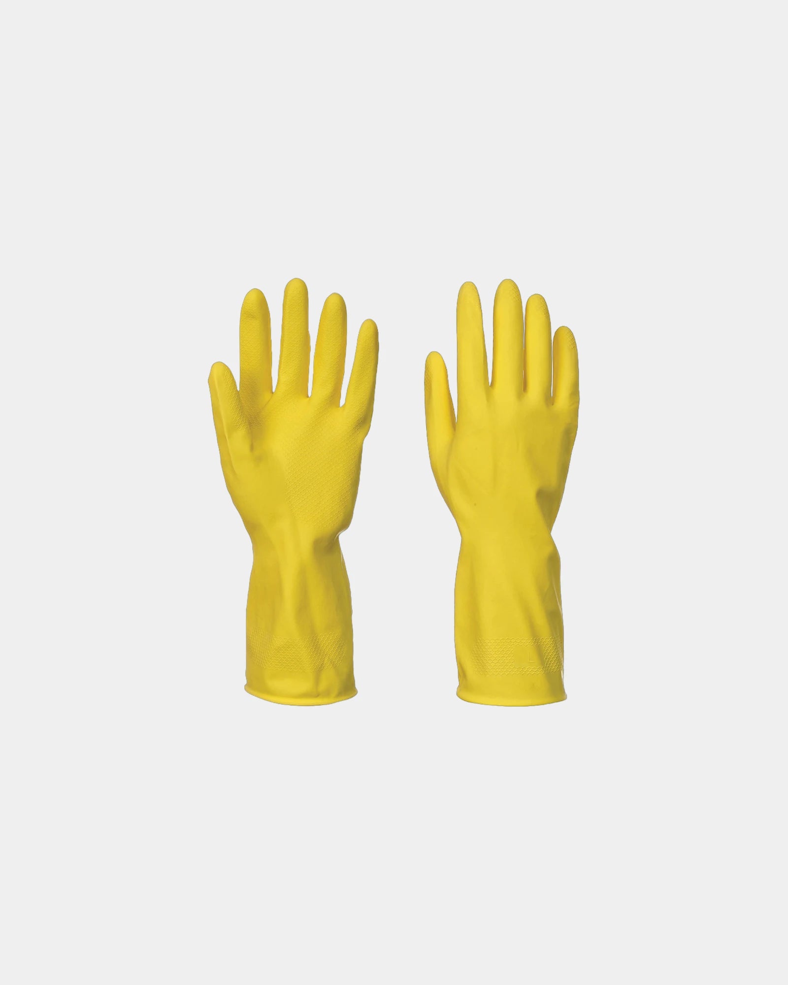 Guanti in lattice da lavoro pack 12 pz da personalizzare - Giallo