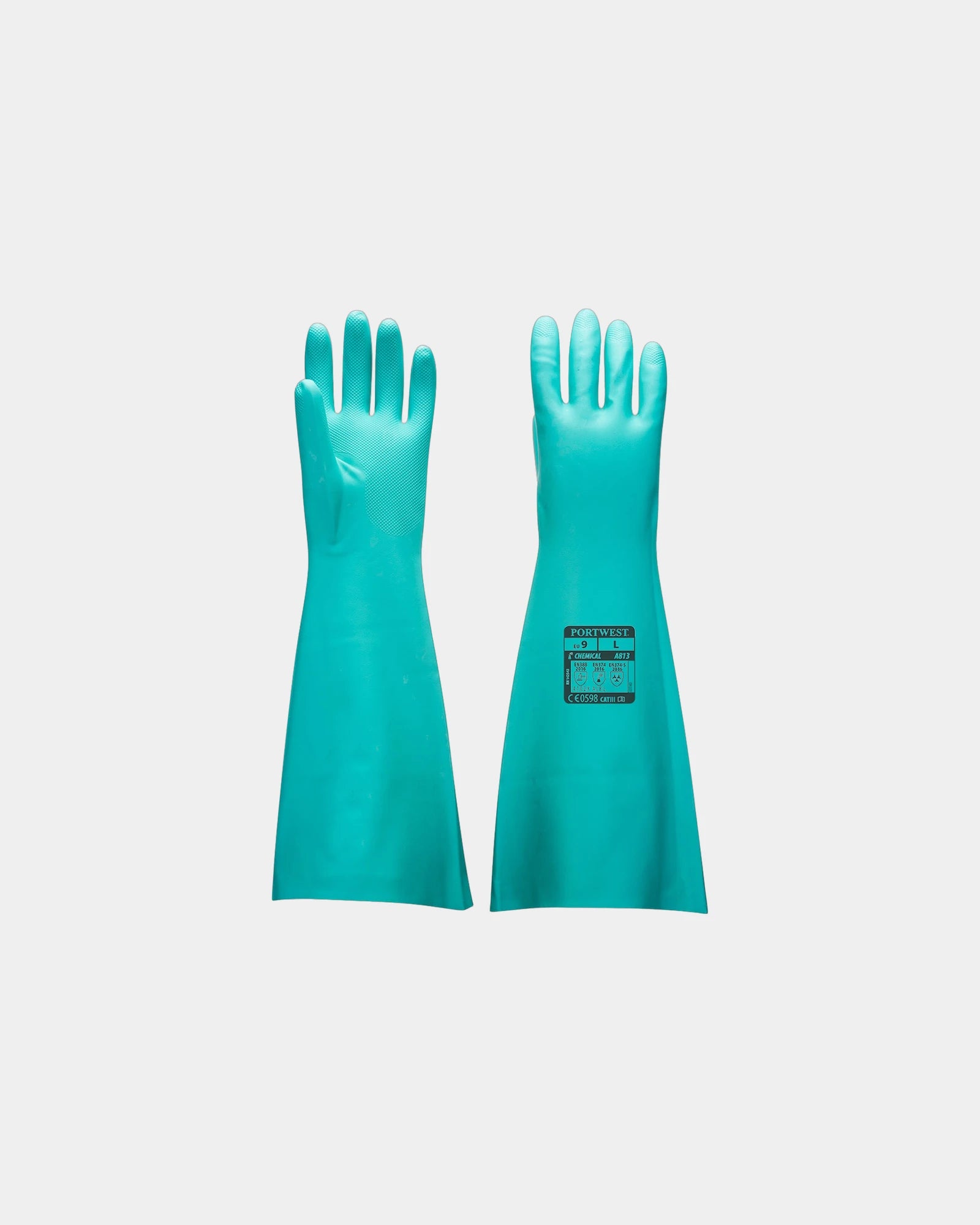 Guanto nitrile extra-lungo 48 cm da personalizzare - Verde