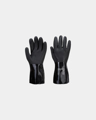 Guanto chimico PVC ESD antistatico da personalizzare - Nero-Blu Cielo