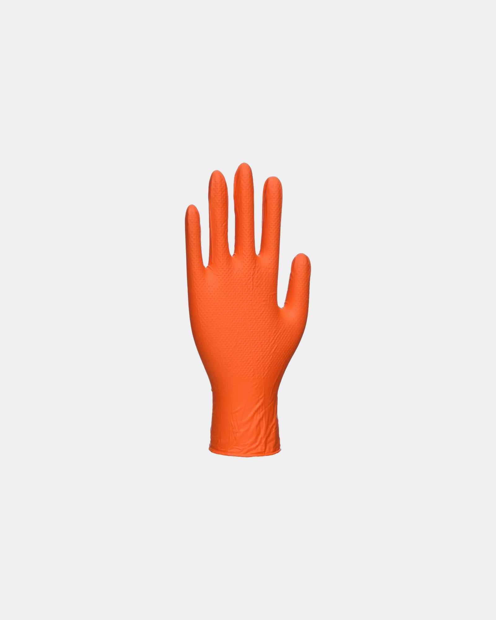 Guanti nitrile monouso 0,18mm da personalizzare - Arancione