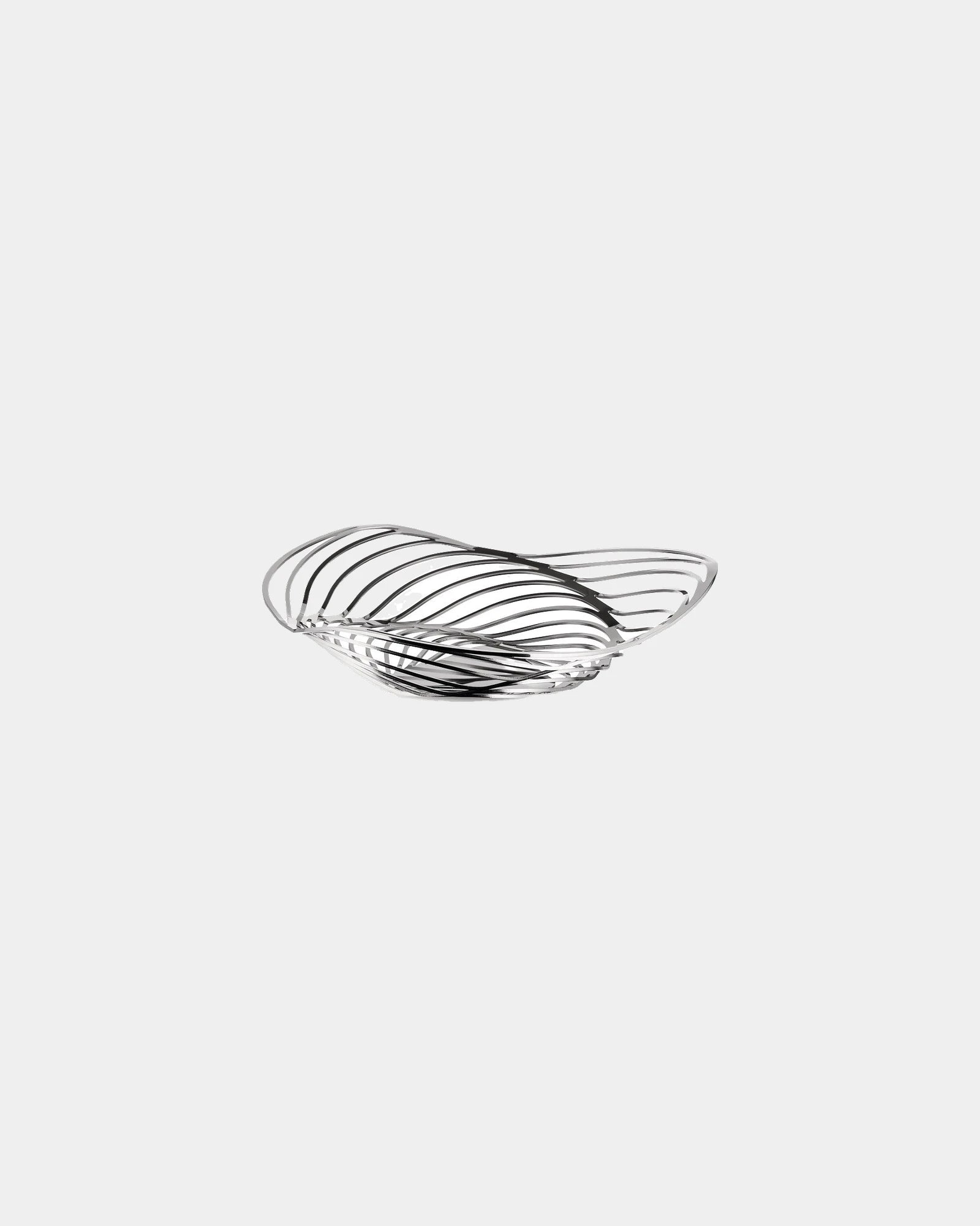 Cesta acciaio inox Alessi Trinity 26 cm da personalizzare - Grigio