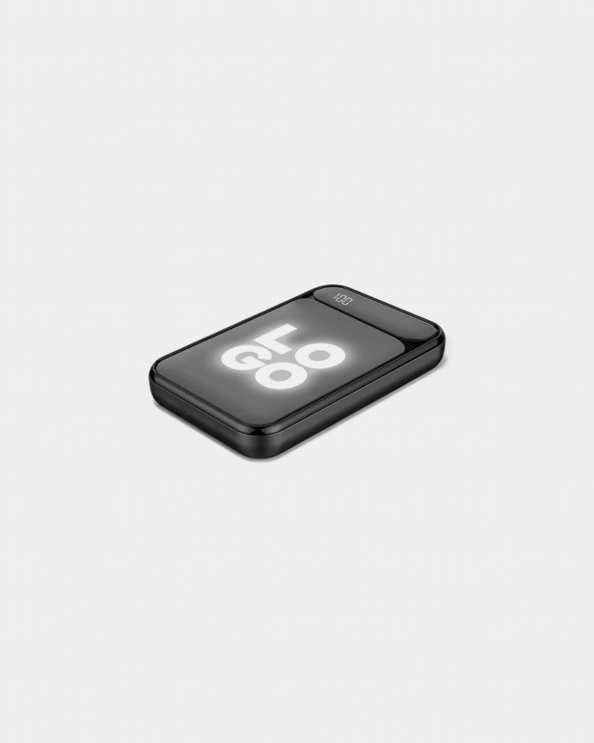 Batteria esterna con logo illuminato da personalizzare - 1