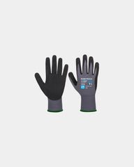 Guanti impermeabili nitrile sabbiato Dermiflex da personalizzare - Grigio