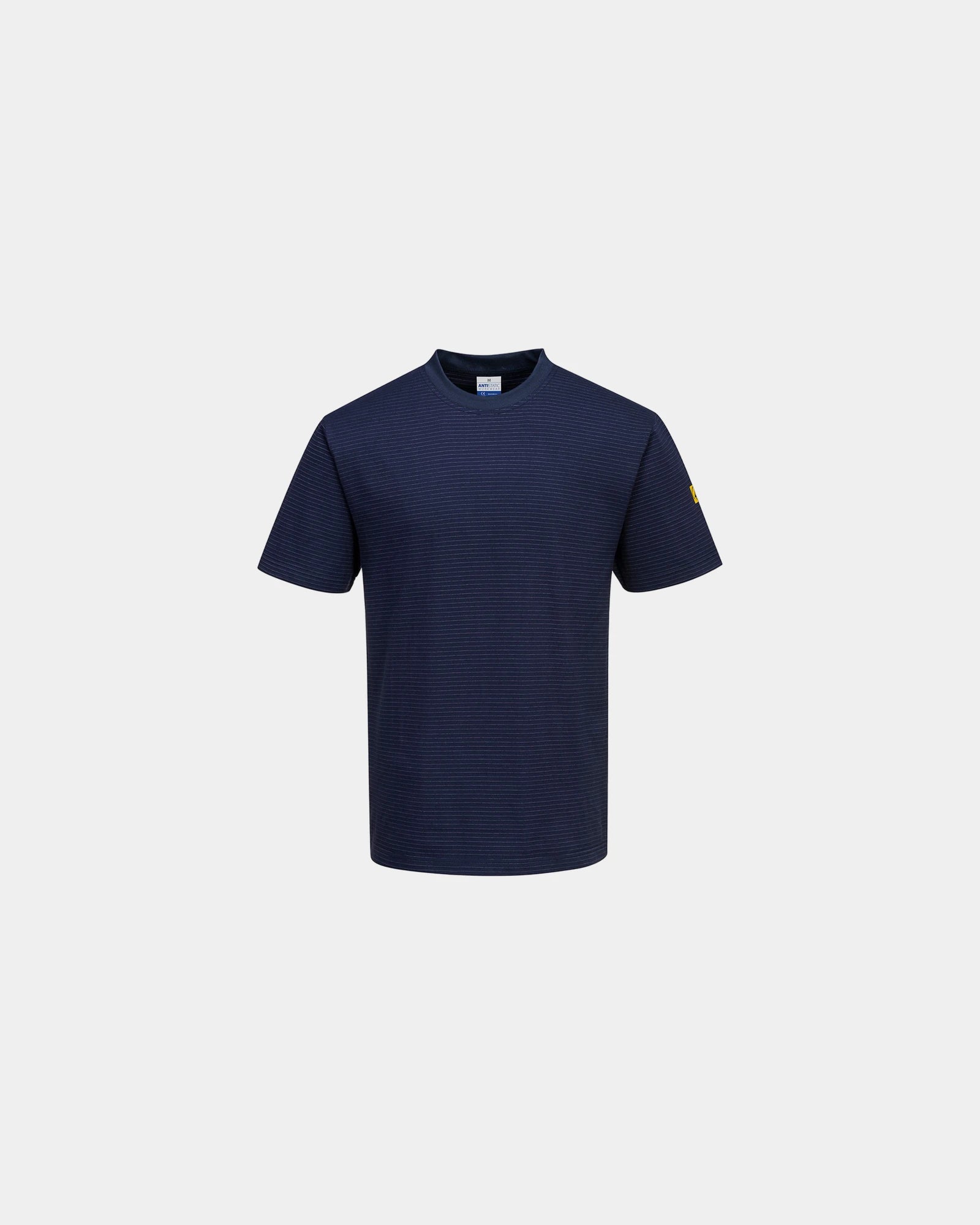 T-shirt maniche lunghe antistatica ESD da personalizzare - Blu Navy