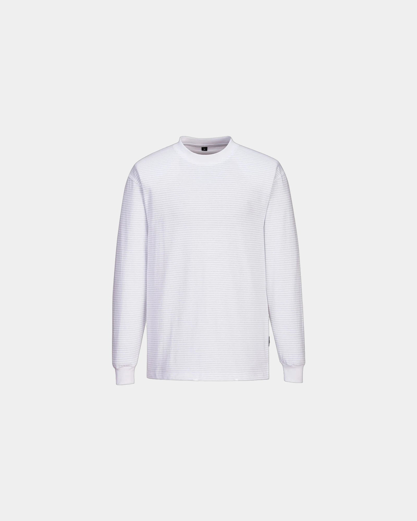T-shirt maniche lunghe antistatica ESD da personalizzare - Bianco