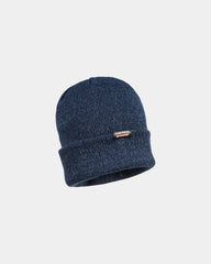 Berretto a maglia riflettente foderato da personalizzare - Blu Navy