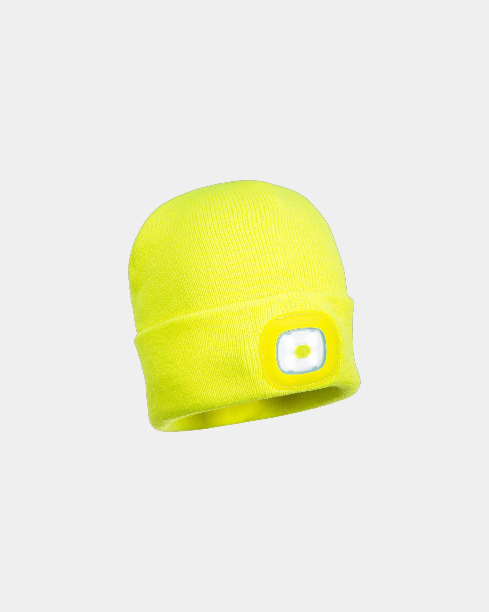 Berretto LED ricaricabile con doppia luce da personalizzare - Giallo