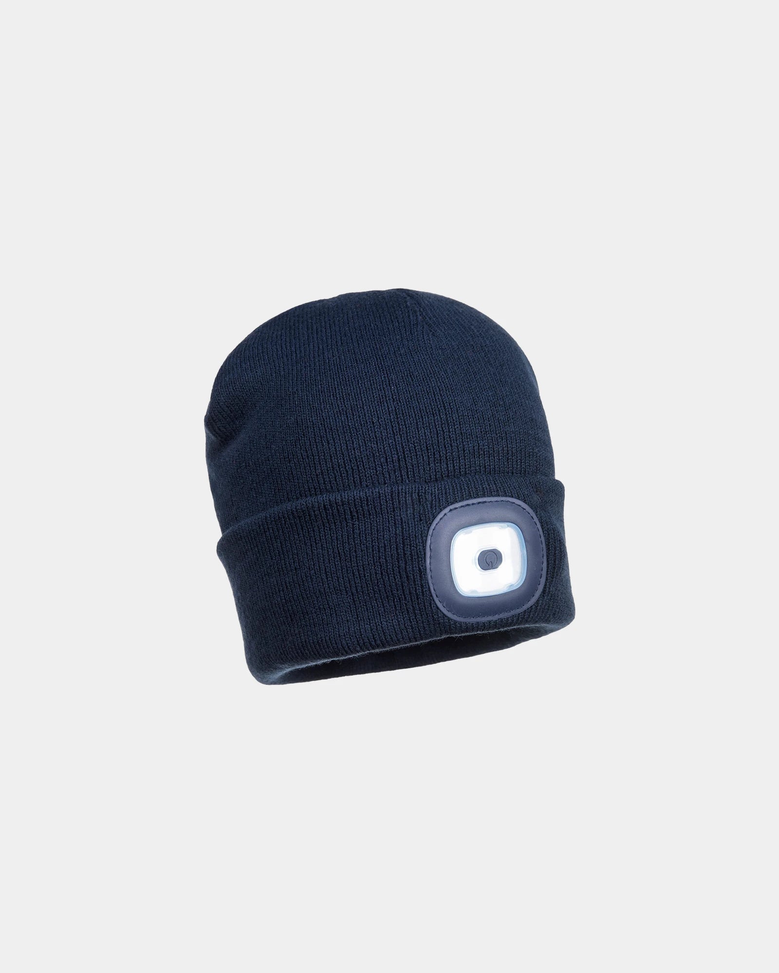 Berretto LED ricaricabile con doppia luce da personalizzare - Blu Navy