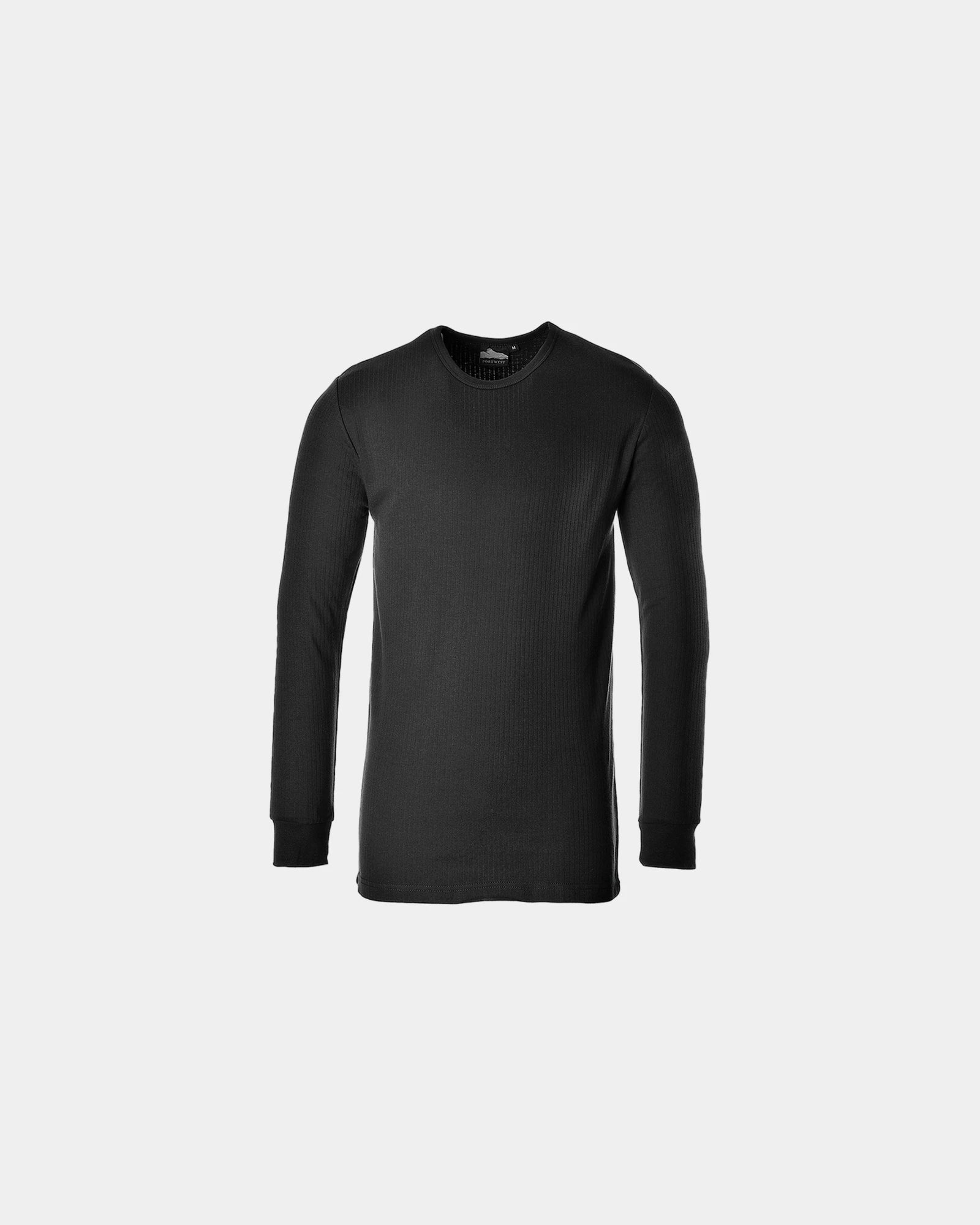T-shirt termica maniche lunghe 200 g/m² da personalizzare - Nero-Blu Cielo