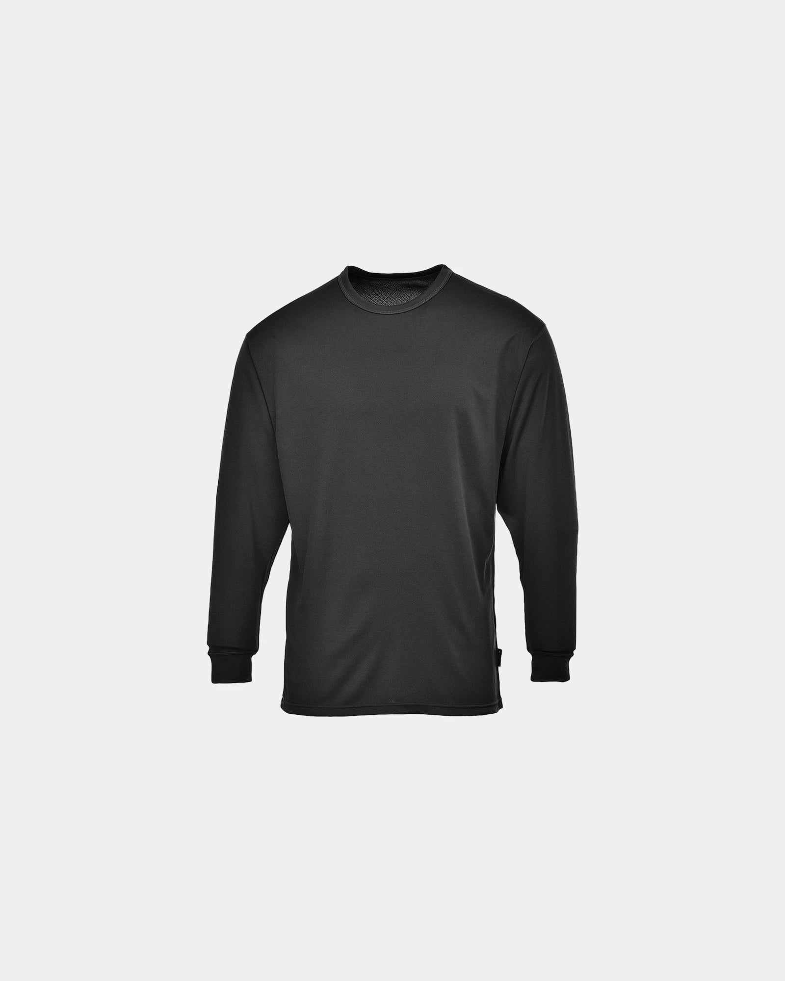 T-shirt termica maniche lunghe 140g/m² da personalizzare - Nero-Blu Cielo