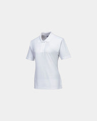 Polo donna poliestere-cotone UPF 50+ da personalizzare - Bianco