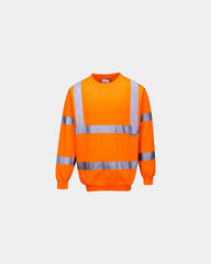 Felpa alta visibilità 300 g/m² da personalizzare - Arancione