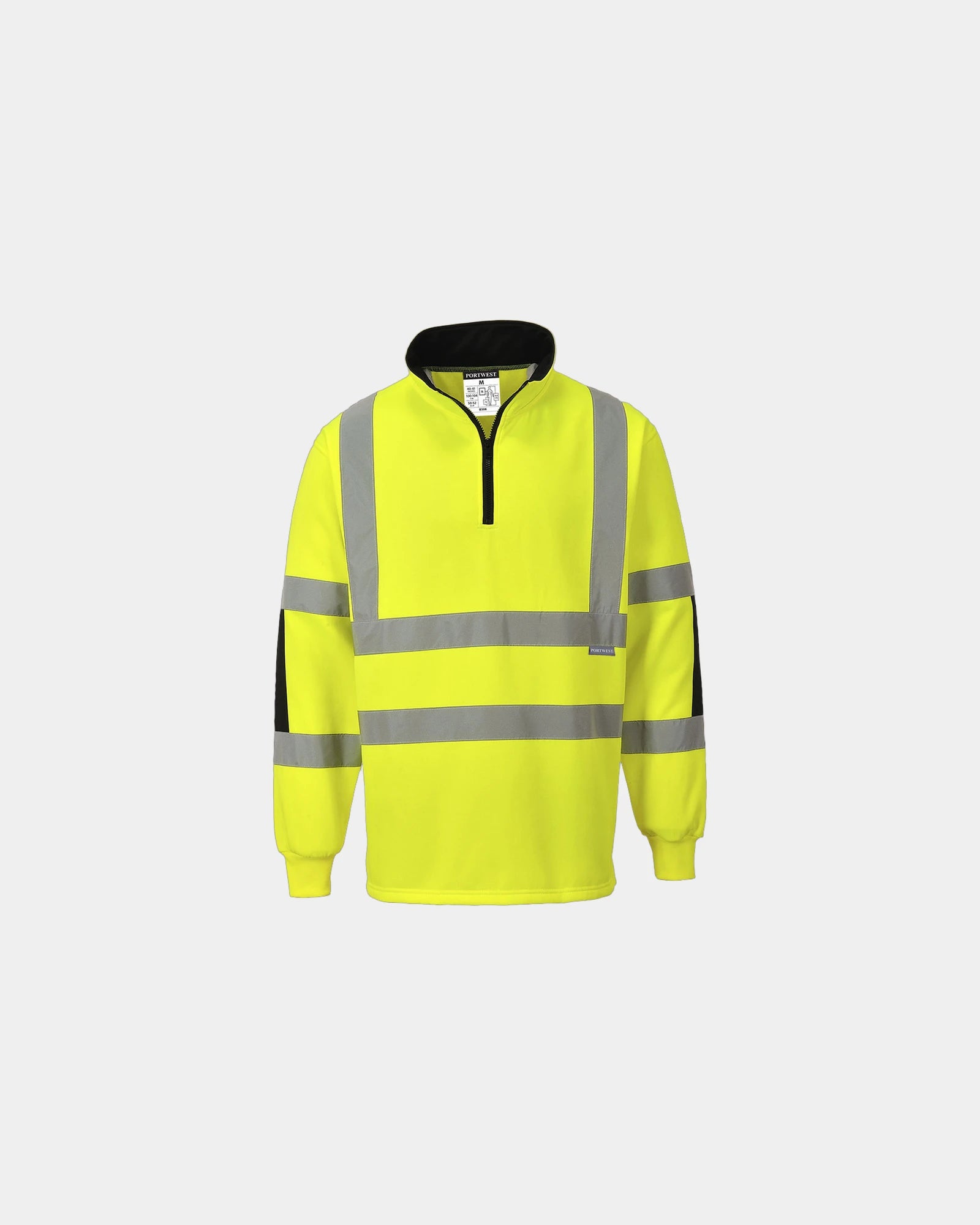 Felpa alta visibilità 300 g/m² Sorrento da personalizzare - Giallo
