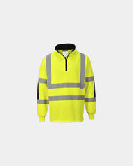 Felpa alta visibilità 300 g/m² Sorrento da personalizzare - Giallo