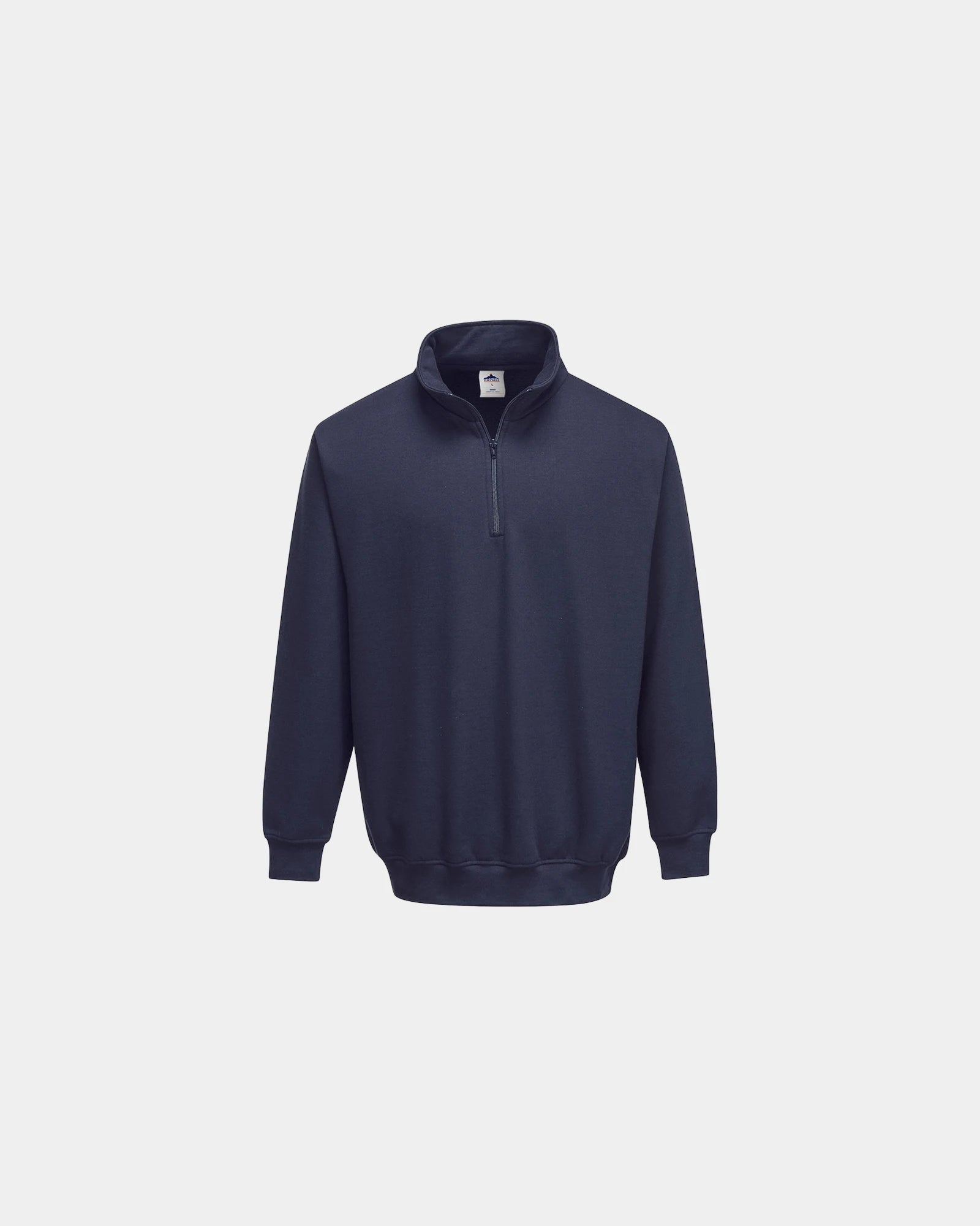 Felpa collo zip Sorrento 300 g/m² da personalizzare - Blu Navy