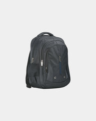 Zaino multitasche poliestere 1680D da personalizzare - Nero-Blu Cielo